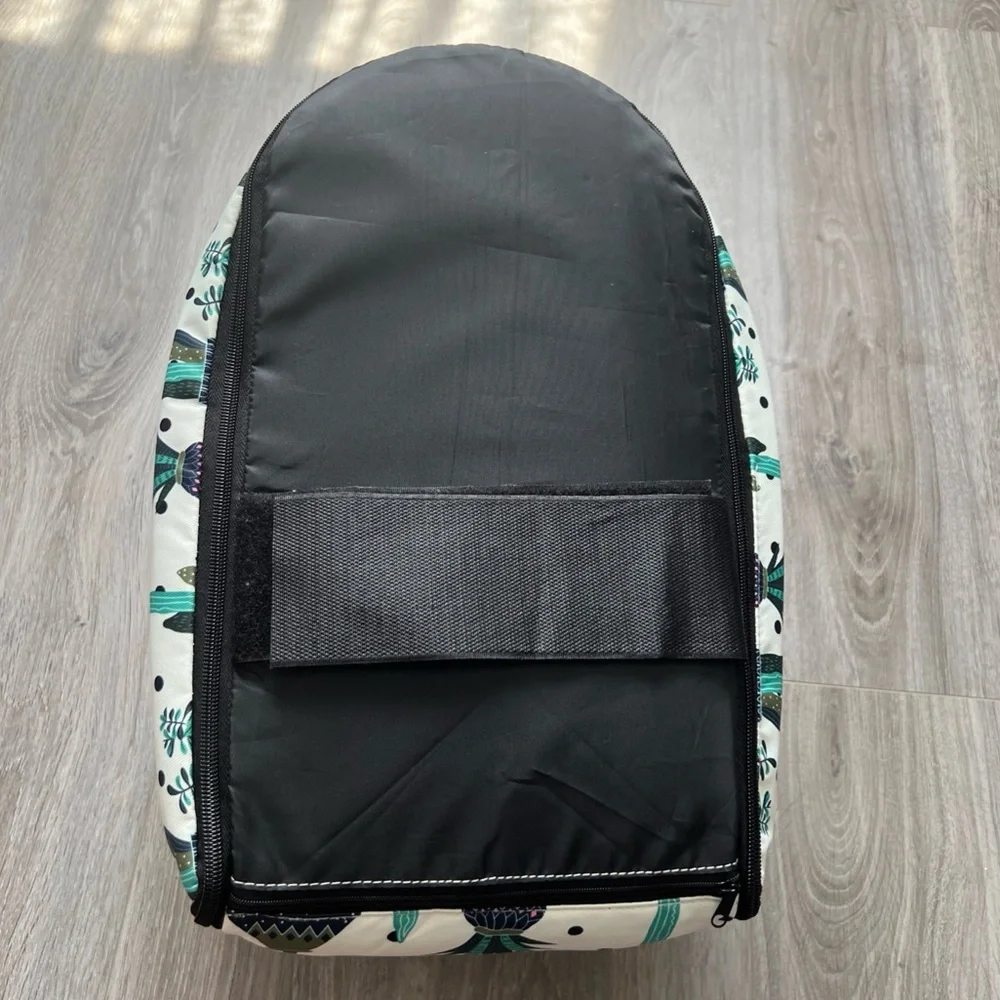 Stylish Plant Print Dog Carrier